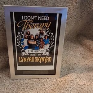 Silver Framed Lynyrd Skynyrd Poster
